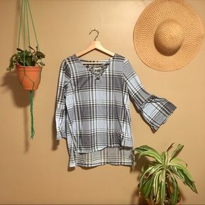 French Laundry Plaid Tunic